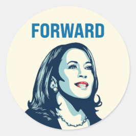ADESIVO KAMALA HARRIS FORWARD