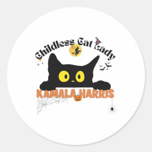 Adesivo Kamala Harris Halloween Infantil Lady Election