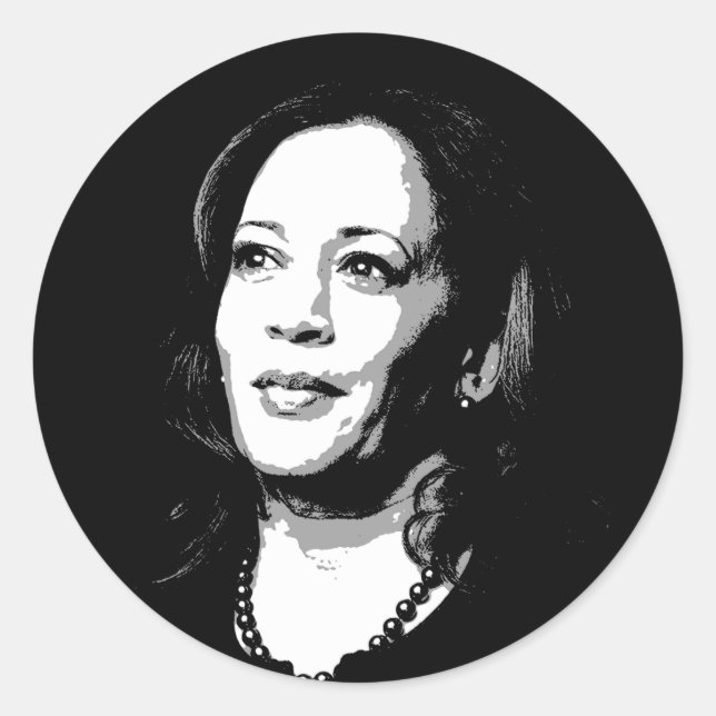 Adesivo Kamala Harris Impressão (Frente)