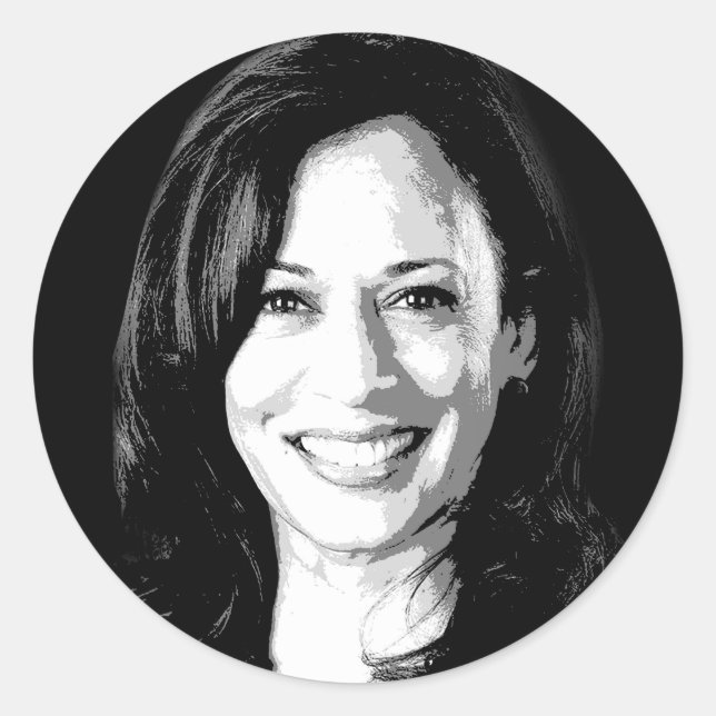 Adesivo Kamala Harris Impressão (Frente)