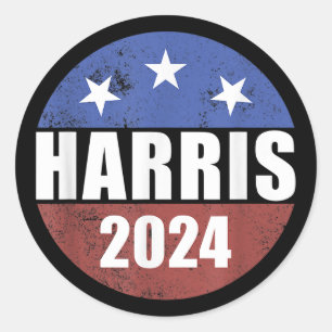 Adesivo Kamala Harris- Kamala 2024 Bandeira dos EUA Democr