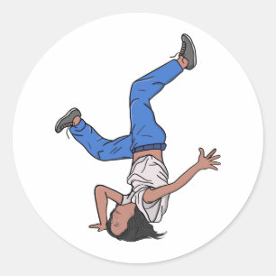 Adesivo Kamala Harris Legal Breakdancing
