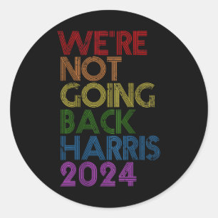Adesivo Kamala Harris Lgbt Cute Postive Vintage Retro Lett