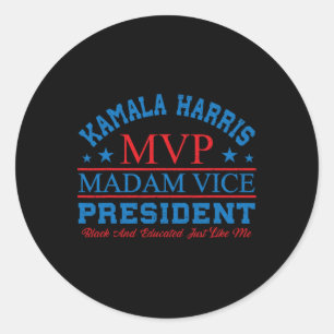 Adesivo Kamala Harris Mvp Senhora Vice-Presidente Black An