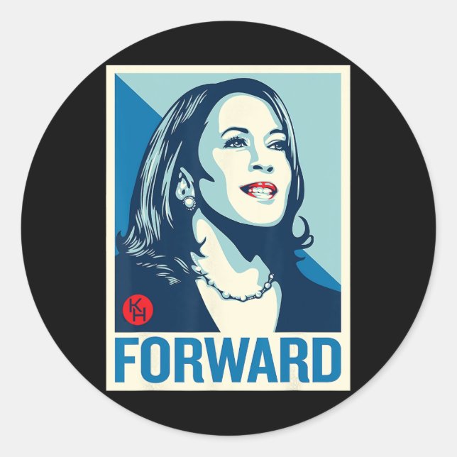 Adesivo Kamala Harris para frente (Frente)