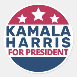 Adesivo Kamala Harris Para O Presidente 2024