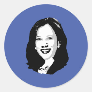 Adesivo Kamala Harris para o Presidente Portrait -
