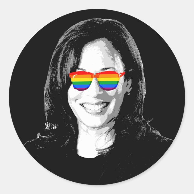 Adesivo Kamala Harris Pride (Frente)