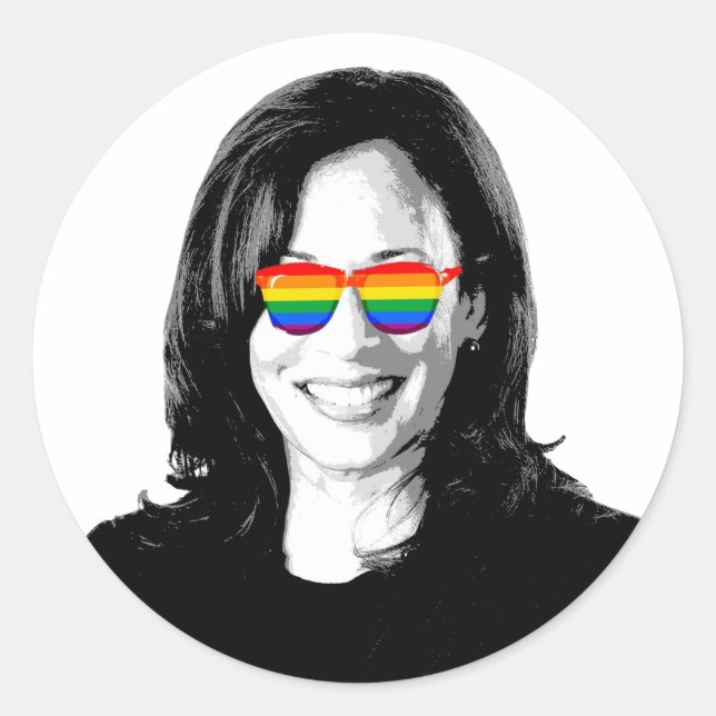 Adesivo Kamala Harris Pride (Frente)