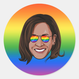 Adesivo Kamala Harris Pride Holiday