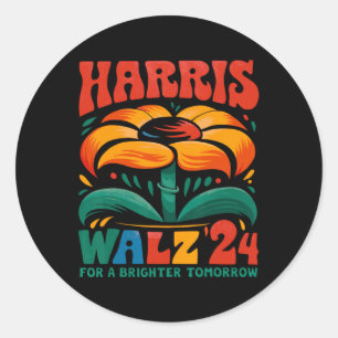 Adesivo Kamala Harris Tim W 2024 Peace Lgbt Harris W Waltz