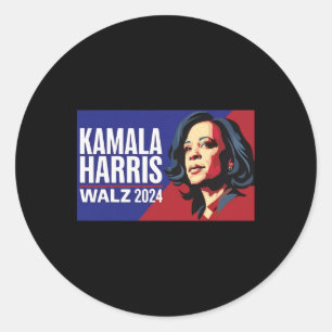Adesivo Kamala Harris Tim Wheimer Waltz 2024 Peace Lgbt