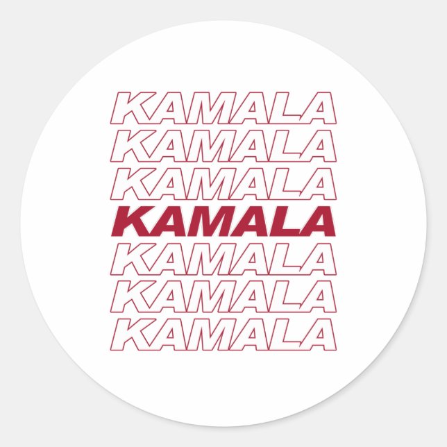ADESIVO KAMALA KAMALA KAMALA (Frente)