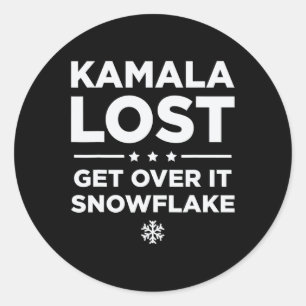 Adesivo Kamala Perdeu O Floco De Neve - Trump Win Won
