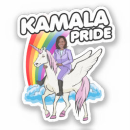 ADESIVO KAMALA PRIDE UNICORN E RAINBOCKER
