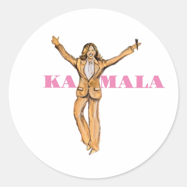 Adesivo Kamala Stickers (Frente)