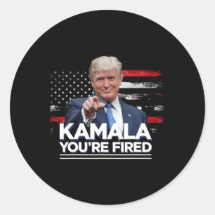 Adesivo Kamala, você é demitido Presidente Engraçado Trump