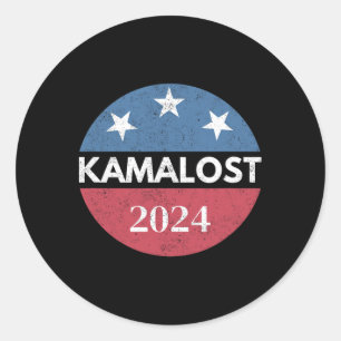 Adesivo Kamalost Kamala perdeu 2024 após as eleições Trump