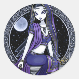 Adesivo "Kami" Roxo Moon Sari Fairy Stickers