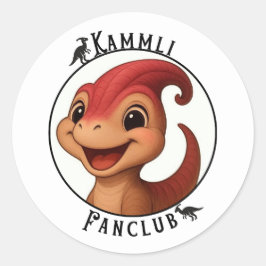 Adesivo Kammli Fanclub – Niedlicher Dino‑Sticker