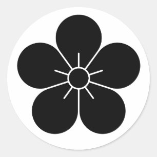 Adesivo [Kamon] Flor de ameixa