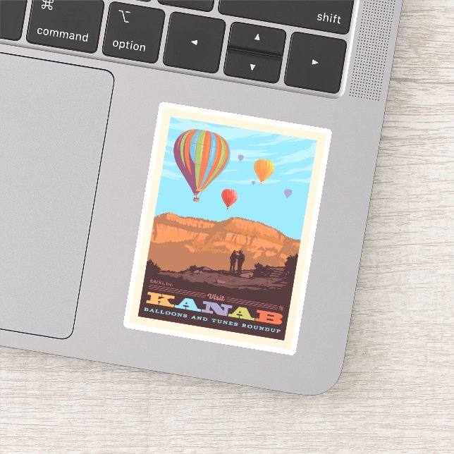 Adesivo Kanab, Utah | Balões E Tons Roundup (Detalhe)