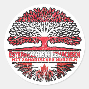 Adesivo Kanada Kanadisch Österreichisch Österreich Baum