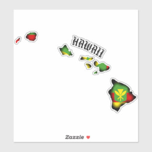 ADESIVO KANAKA MAOLI HAWAII ISLANDS BLK