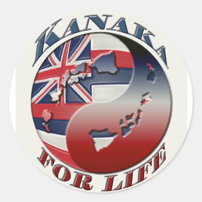 Adesivo Kanaka para o Life Sticker (Frente)