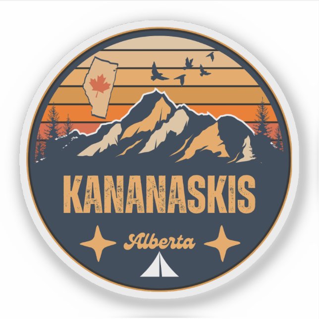 Adesivo Kananaskis, Alberta (Frente)