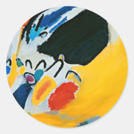 Adesivo Kandinski Impressão III Concerto Pintura Abstrata