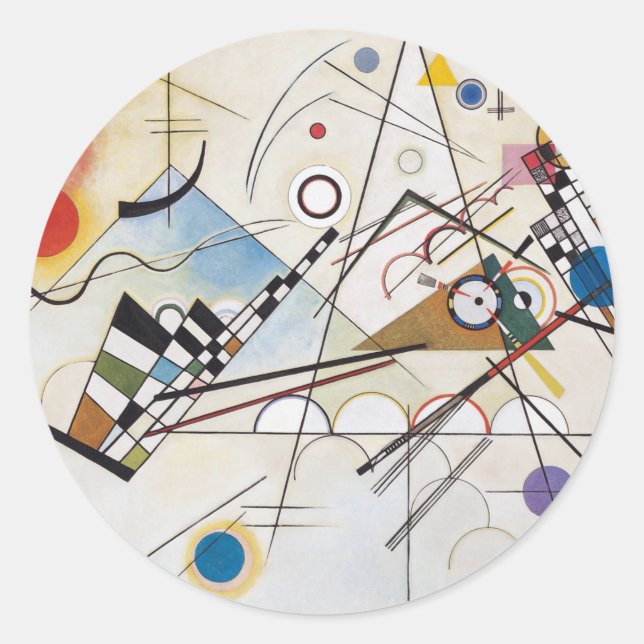 Adesivo Kandinsky 1923/Composição viii/pixdezines (Frente)
