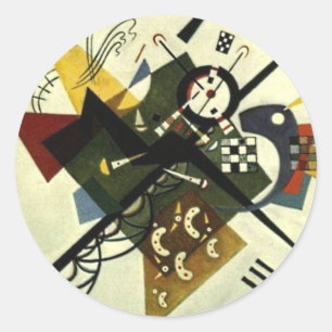 Adesivo Kandinsky em Branco II