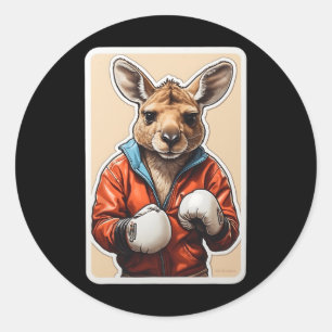 Adesivo Kangaroo Boxer Design - Reproduzindo Kangaroo Ar