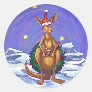 Adesivo Kangaroo Christmas StarNight