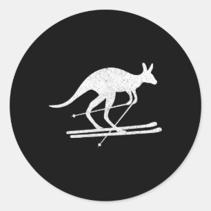 Adesivo Kangaroo SkiDIT Winter Sports Austrália Viagem