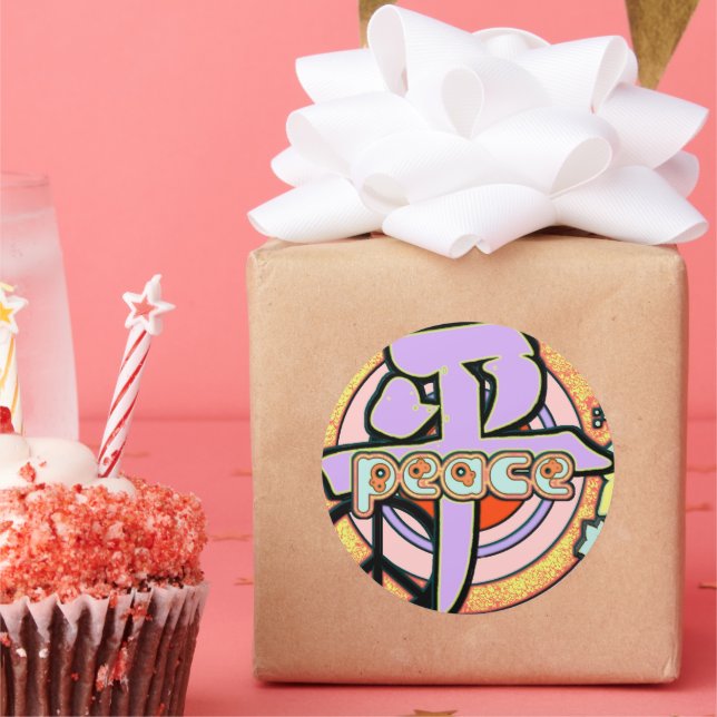 Adesivo Kanji para o Peace Sticker (Festa)