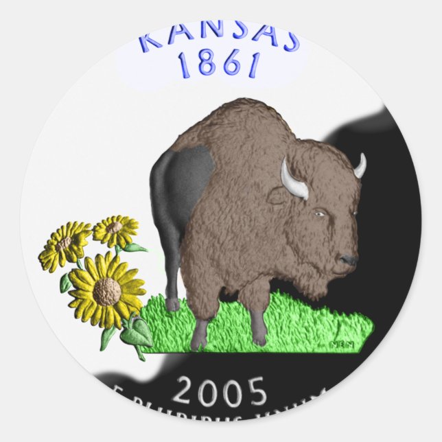 Adesivo Kansas Sticker (Frente)