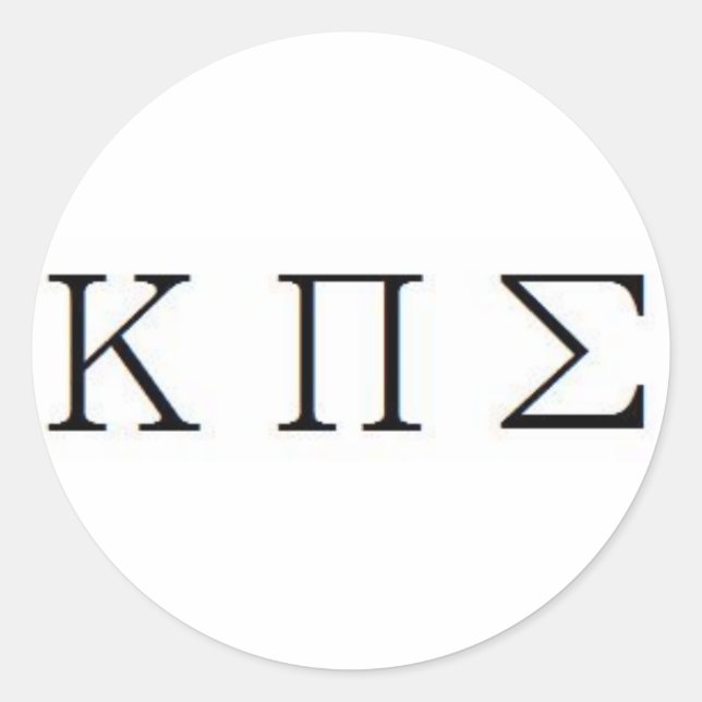 Adesivo KAPPA PI SIGMA Sticker (Frente)