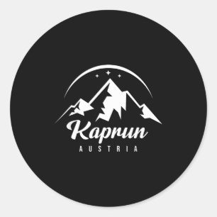 Adesivo Kaprun Áustria resort de esqui esquiando snowboard