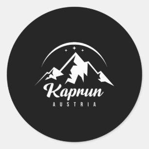 Adesivo Kaprun Austria Ski Resort Ski Snowboard Souv