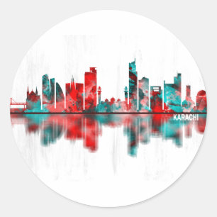 Adesivo Karachi Skyline Paquistão