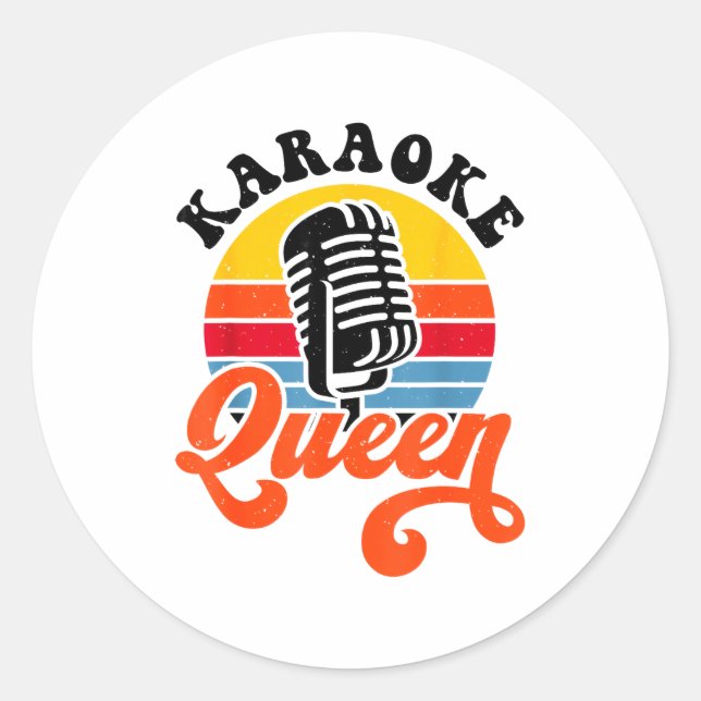 Adesivo Karaoke Queen  (Frente)