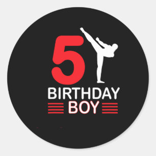 Adesivo Karate Birthday Tee Boy Gift Kids Taekwondo 2