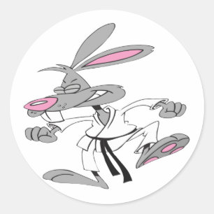 Adesivo Karate-Bunny