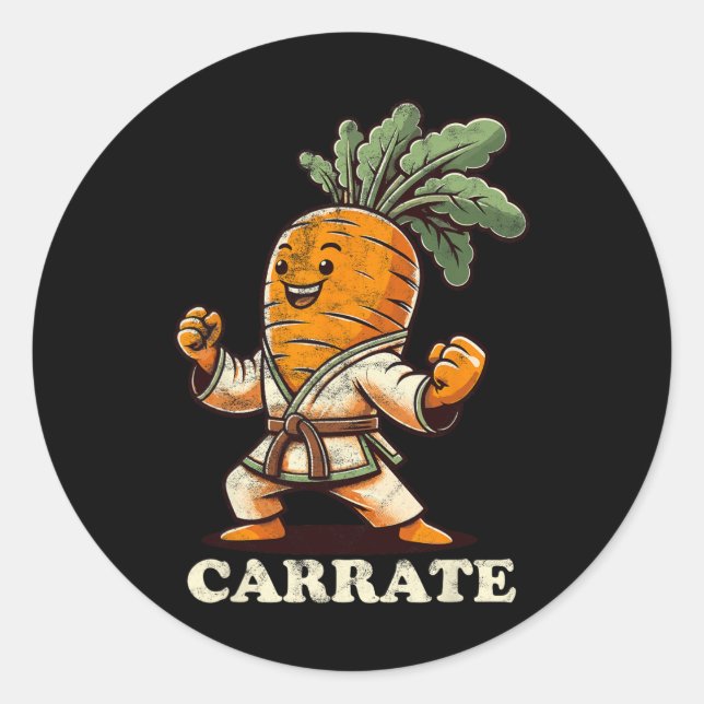 Adesivo Karate Carrate Carrate Carrate Karate Trainer Kara (Frente)