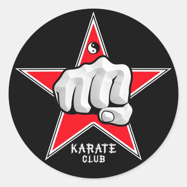 Adesivo Karate Club Sticker (Frente)