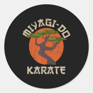 Adesivo Karate Dojo Treinando Artes Marciais Bonsai Tree