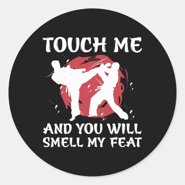 Adesivo Karate Fighter Boy Youth Men Japanese Martial Arts (Frente)