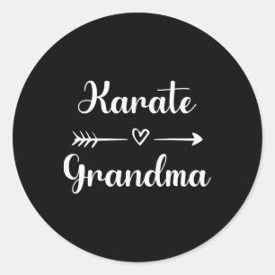 Adesivo Karate Grandma Nana Karate Dia de as mães desporti